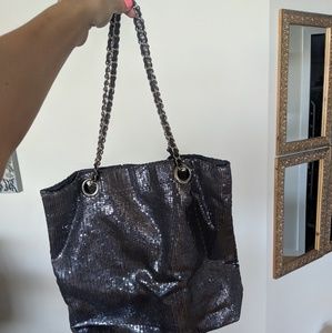 Sequin handbag